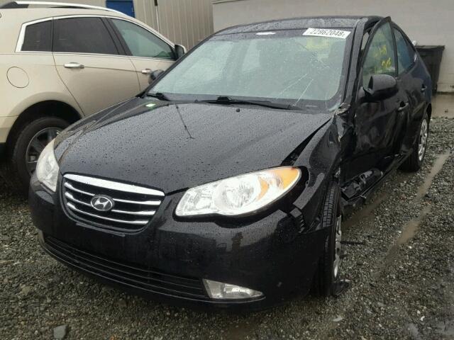 KMHDU4AD1AU036543 - 2010 HYUNDAI ELANTRA BL BLACK photo 2