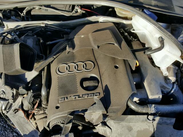 WAUDC68D8YA144613 - 2000 AUDI A4 1.8T QU GRAY photo 7