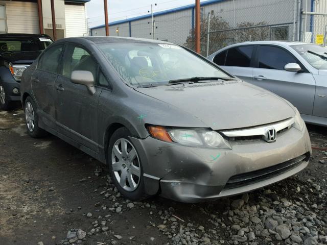 2HGFA15518H513851 - 2008 HONDA CIVIC LX GRAY photo 1