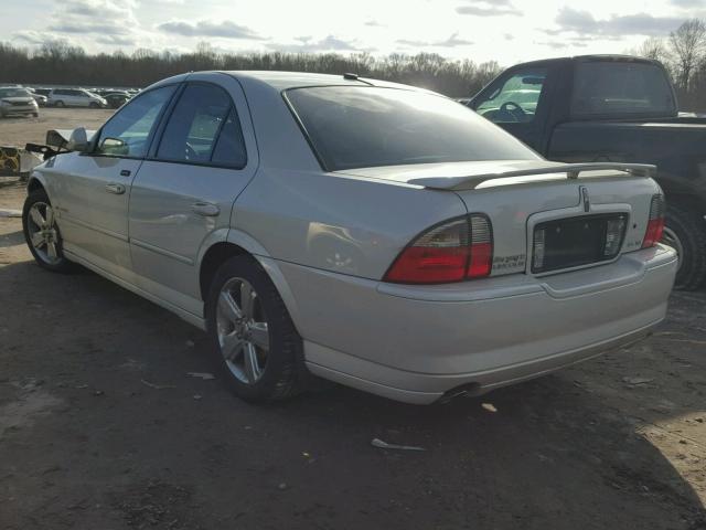 1LNFM87A56Y627178 - 2006 LINCOLN LS WHITE photo 3