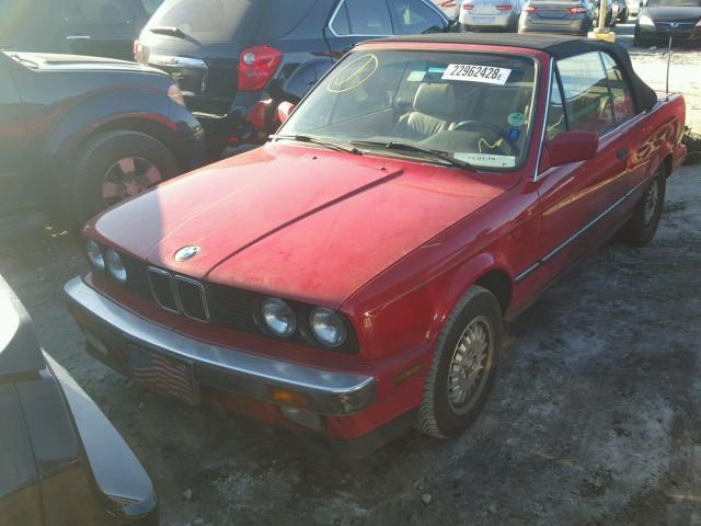 WBABB2300H1944488 - 1987 BMW 325 I AUTO RED photo 2