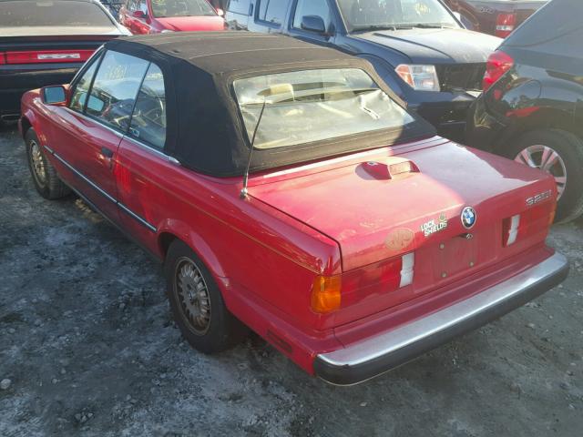 WBABB2300H1944488 - 1987 BMW 325 I AUTO RED photo 3