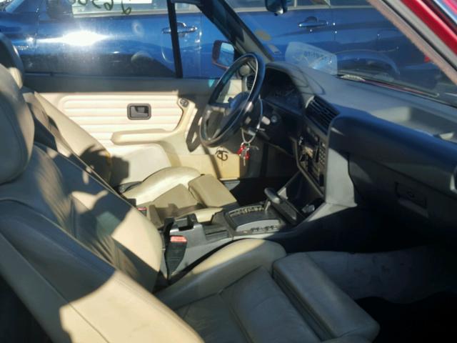 WBABB2300H1944488 - 1987 BMW 325 I AUTO RED photo 5