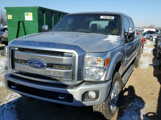 1FT7W2BTXCEA01227 - 2012 FORD F250 SUPER SILVER photo 2