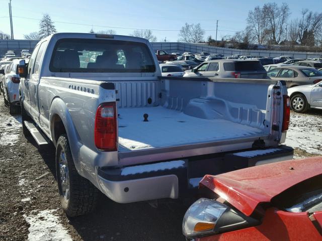 1FT7W2BTXCEA01227 - 2012 FORD F250 SUPER SILVER photo 3