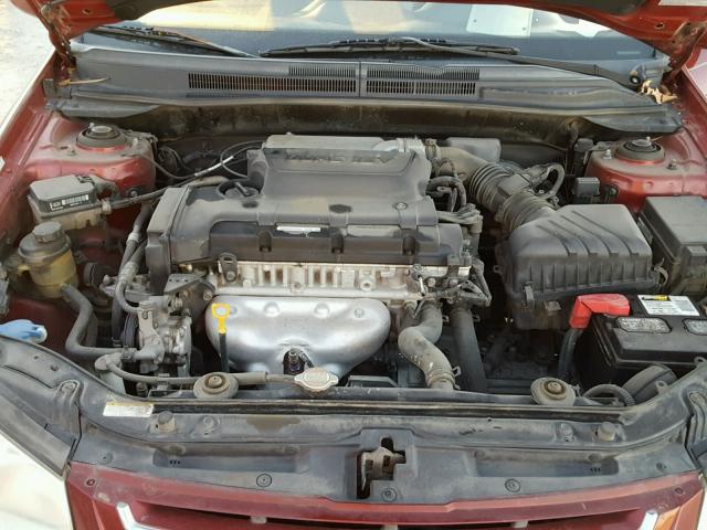 KNAFE121575386108 - 2007 KIA SPECTRA EX RED photo 7