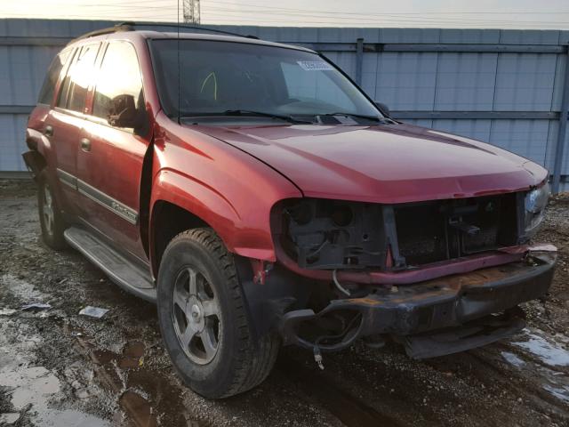 1GNDT13S822528461 - 2002 CHEVROLET TRAILBLAZE RED photo 1