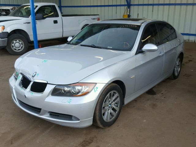 WBAVD13586KV10730 - 2006 BMW 325 XI SILVER photo 2