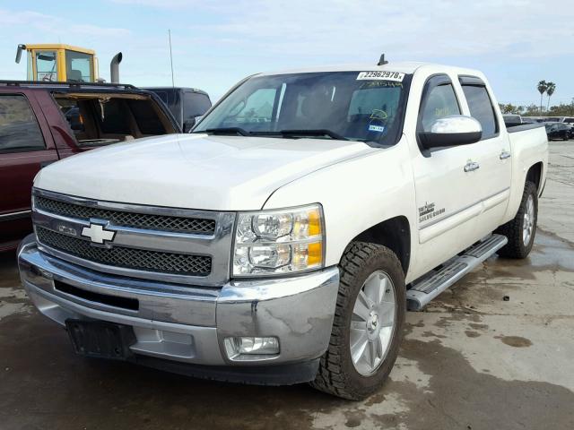 3GCPCSE07CG179549 - 2012 CHEVROLET SILVERADO WHITE photo 2