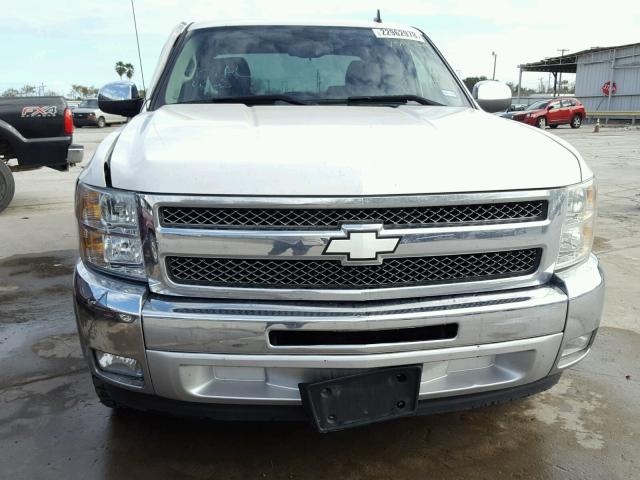 3GCPCSE07CG179549 - 2012 CHEVROLET SILVERADO WHITE photo 9