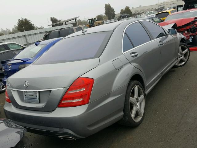 WDDNG7BB7AA340420 - 2010 MERCEDES-BENZ S 550 SILVER photo 4