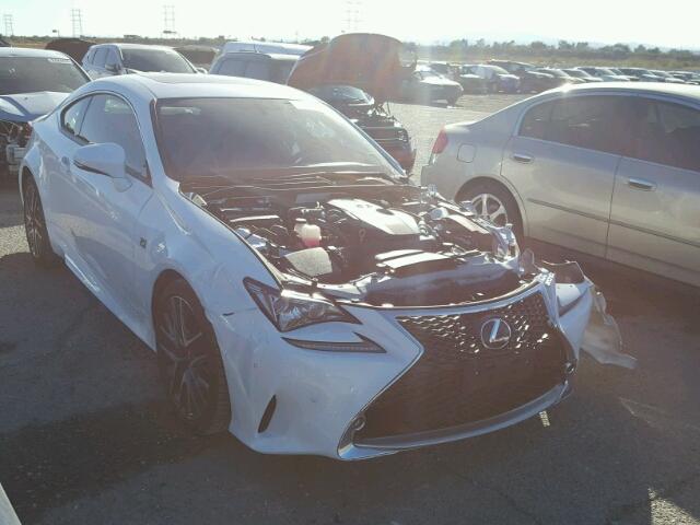 JTHHA5BC0G5000323 - 2016 LEXUS RC 200T WHITE photo 1