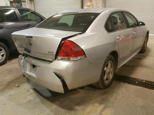 2G1WA5EK1A1110374 - 2010 CHEVROLET IMPALA LS SILVER photo 4