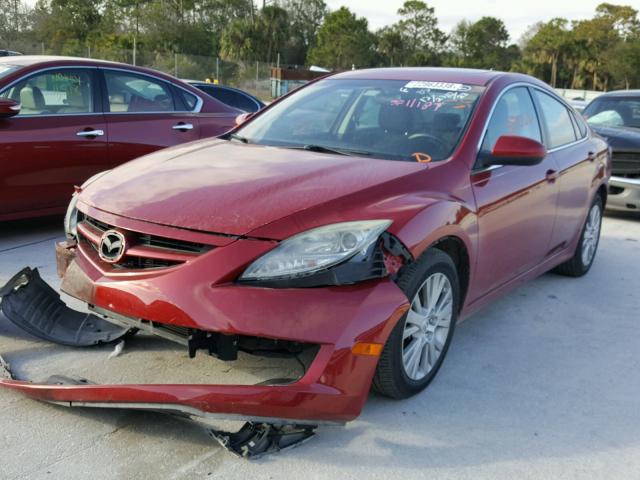 1YVHP82AX95M41843 - 2009 MAZDA 6 I RED photo 2