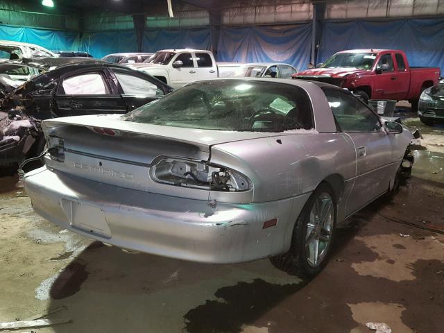 2G1FP22K3X2127701 - 1999 CHEVROLET CAMARO SILVER photo 4