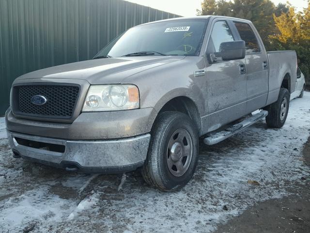 1FTPW14546KD62712 - 2006 FORD F150 SUPER BEIGE photo 2