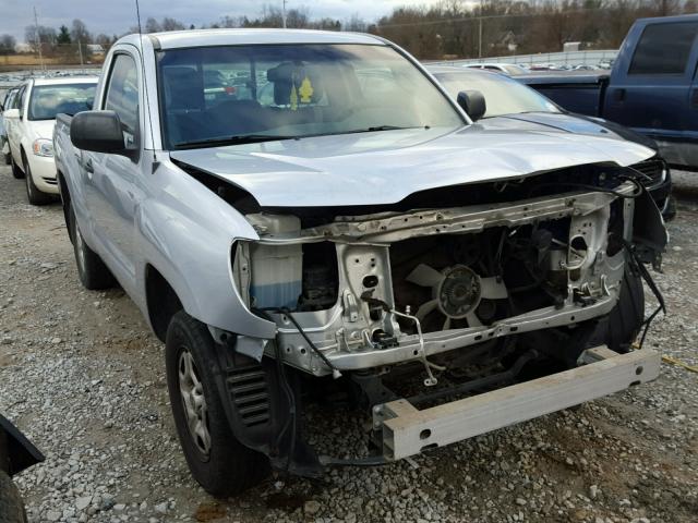 5TFNX4CN6BX007996 - 2011 TOYOTA TACOMA SILVER photo 1