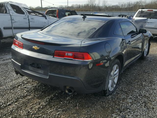 2G1FD1E35F9110878 - 2015 CHEVROLET CAMARO LT CHARCOAL photo 4