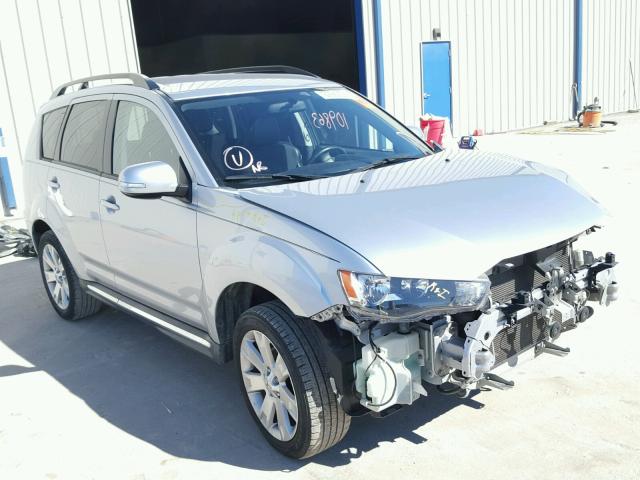 JA4AS3AW8AZ008969 - 2010 MITSUBISHI OUTLANDER SILVER photo 1