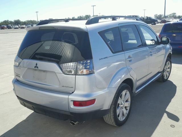 JA4AS3AW8AZ008969 - 2010 MITSUBISHI OUTLANDER SILVER photo 4