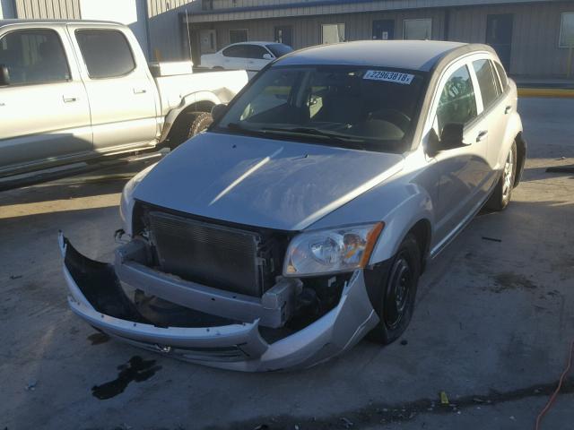 1B3HB48A19D148196 - 2009 DODGE CALIBER SX SILVER photo 2