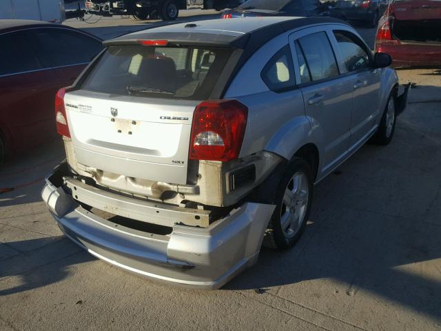 1B3HB48A19D148196 - 2009 DODGE CALIBER SX SILVER photo 4