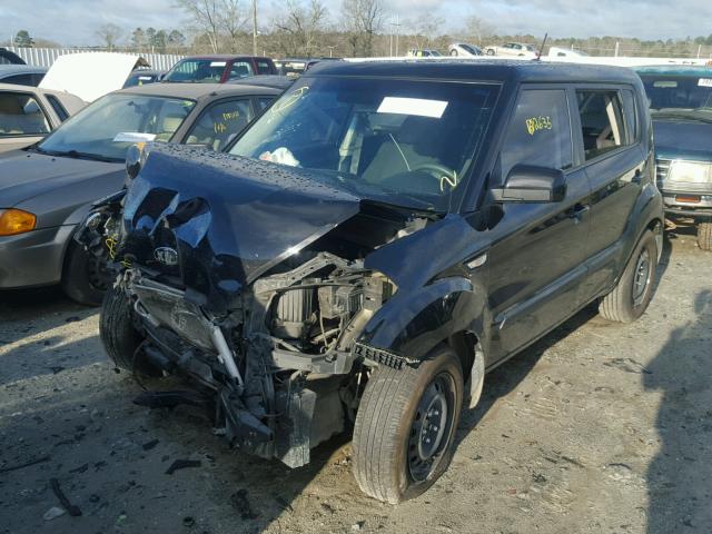 KNDJT2A56D7631558 - 2013 KIA SOUL BLACK photo 2