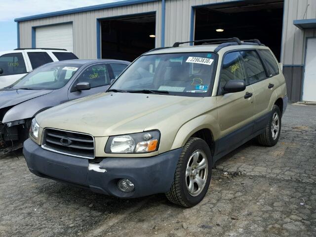 JF1SG636X3H748466 - 2003 SUBARU FORESTER 2 TAN photo 2