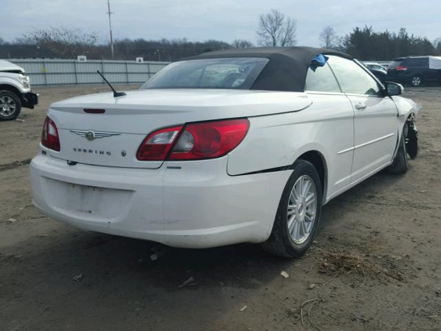 1C3LC55R08N247756 - 2008 CHRYSLER SEBRING TO WHITE photo 4