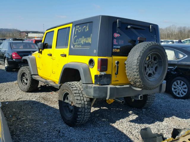 1J8GA69188L636355 - 2008 JEEP WRANGLER U YELLOW photo 3