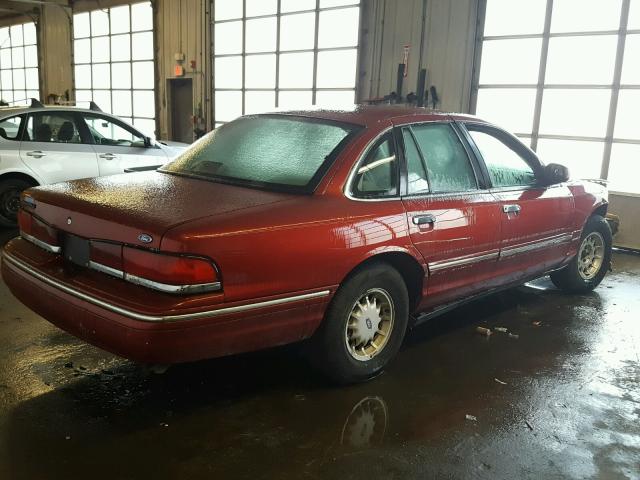 2FALP74W7VX235378 - 1997 FORD CROWN VICT RED photo 4