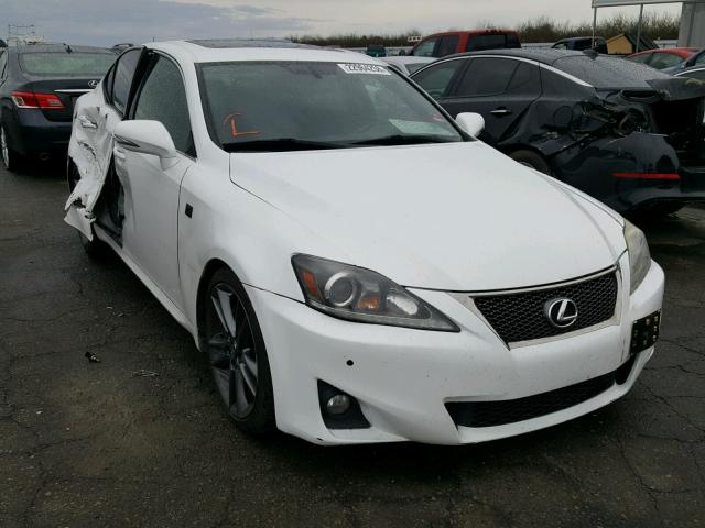 JTHBE5C20C5028584 - 2012 LEXUS IS 350 WHITE photo 1