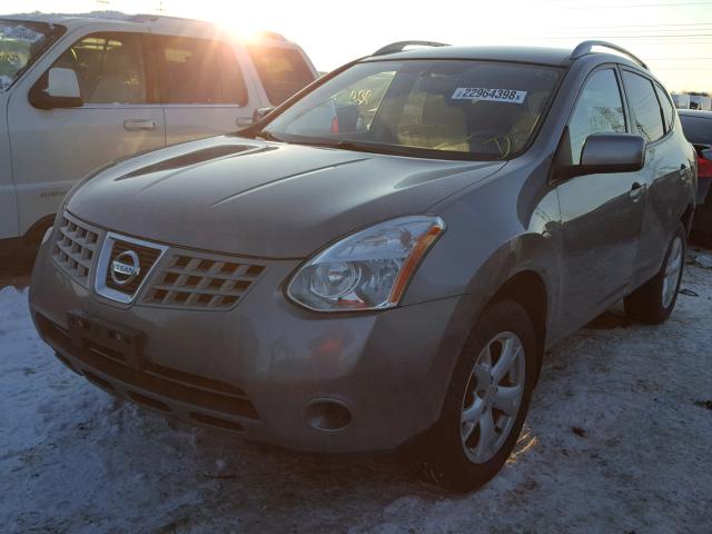 JN8AS58V89W449825 - 2009 NISSAN ROGUE S GRAY photo 2