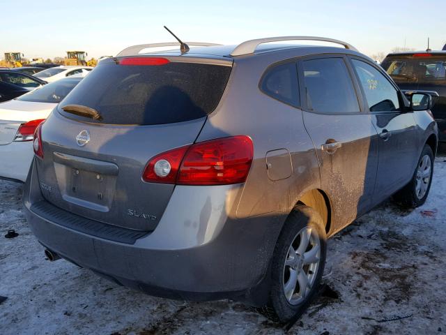 JN8AS58V89W449825 - 2009 NISSAN ROGUE S GRAY photo 4