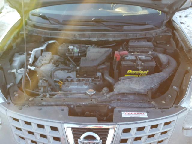 JN8AS58V89W449825 - 2009 NISSAN ROGUE S GRAY photo 7