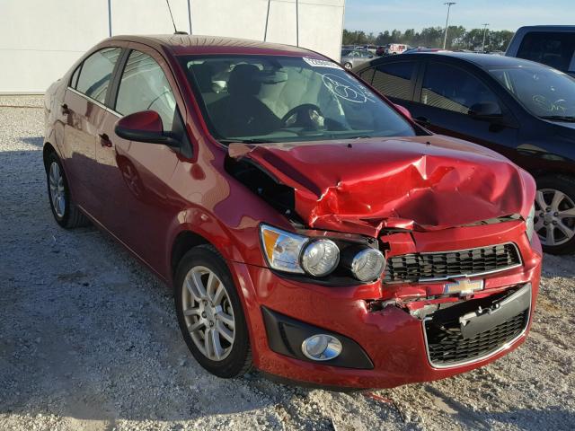 1G1JC5SH7F4178297 - 2015 CHEVROLET SONIC LT RED photo 1