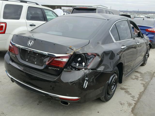 1HGCR2F50HA161487 - 2017 HONDA ACCORD SPO BROWN photo 3