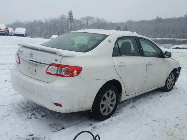 JTDBU4EE2BJ092718 - 2011 TOYOTA COROLLA BA WHITE photo 4