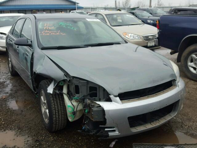 2G1WT58N179361664 - 2007 CHEVROLET IMPALA LT GRAY photo 1