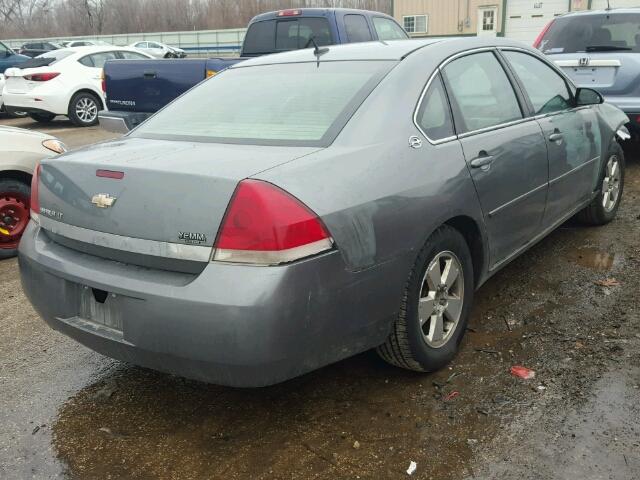 2G1WT58N179361664 - 2007 CHEVROLET IMPALA LT GRAY photo 4