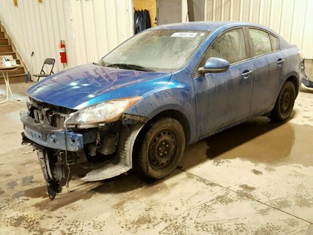 JM1BL1V72D1826957 - 2013 MAZDA 3 I BLUE photo 2