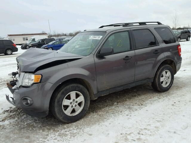 1FMCU0D74BKB41407 - 2011 FORD ESCAPE XLT GRAY photo 2