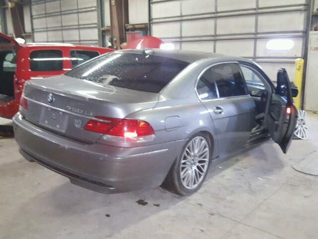 WBAHN83586DT59847 - 2006 BMW 750 LI SILVER photo 4