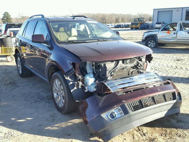 2FMDK4KC2ABB01787 - 2010 FORD EDGE LIMIT BURGUNDY photo 1