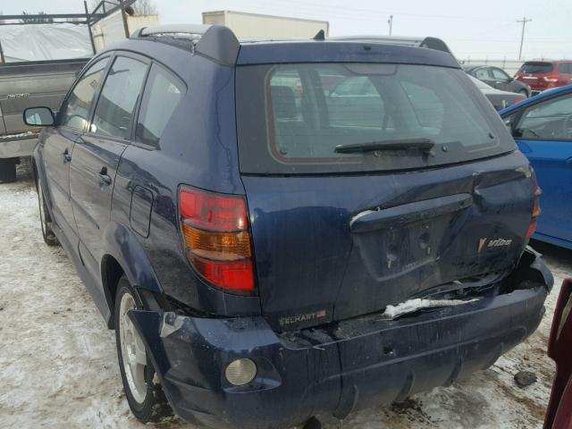 5Y2SL65847Z411814 - 2007 PONTIAC VIBE BLUE photo 3