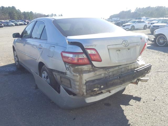 4T1BE46K07U501480 - 2007 TOYOTA CAMRY NEW SILVER photo 3