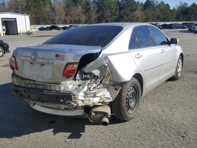 4T1BE46K07U501480 - 2007 TOYOTA CAMRY NEW SILVER photo 4