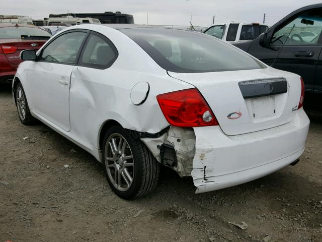 JTKDE167760136964 - 2006 TOYOTA SCION TC WHITE photo 3