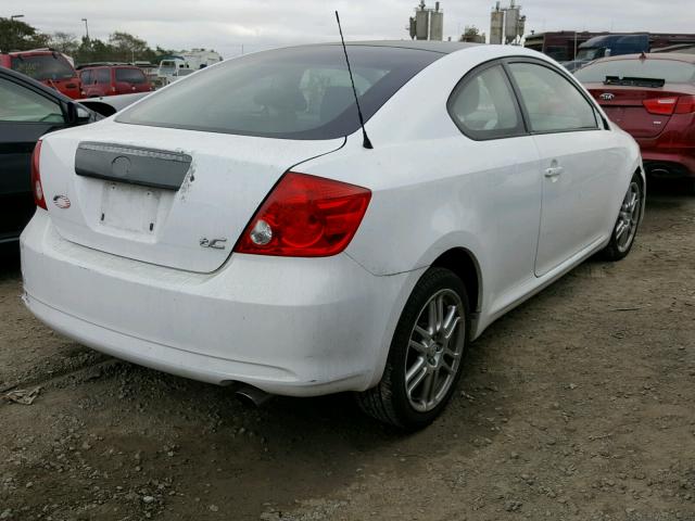 JTKDE167760136964 - 2006 TOYOTA SCION TC WHITE photo 4