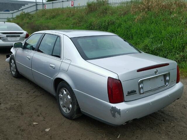 1G6KD54Y02U121846 - 2002 CADILLAC DEVILLE SILVER photo 3